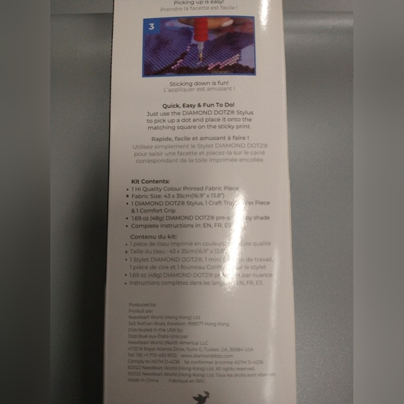 Diamond Dotz Diamond DotzSE Dog Blackie Round Facet Partial Coverage Craft Kit - Picture 4 of 13